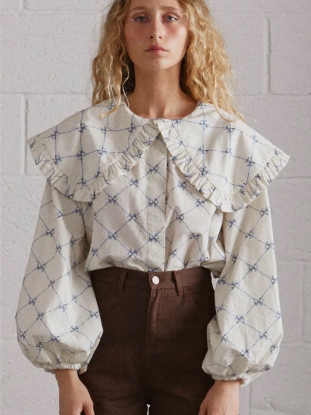 Damson Madder Lola Bow Blouse
